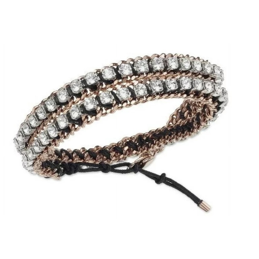 Swarovski Venetie Double Bracelet Rose Gold-plated